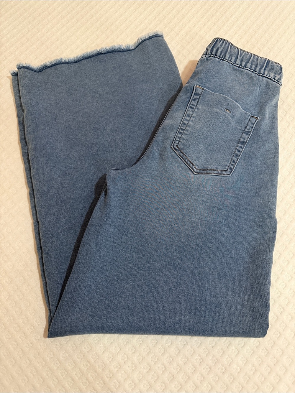 Rewash Light Blue Wide Leg Denim Pants - Picture 5 of 5